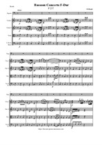 Danzi Fr. Bassoon concerto F-Dur (Version for Bassoon and String orchestra) - Score & parts